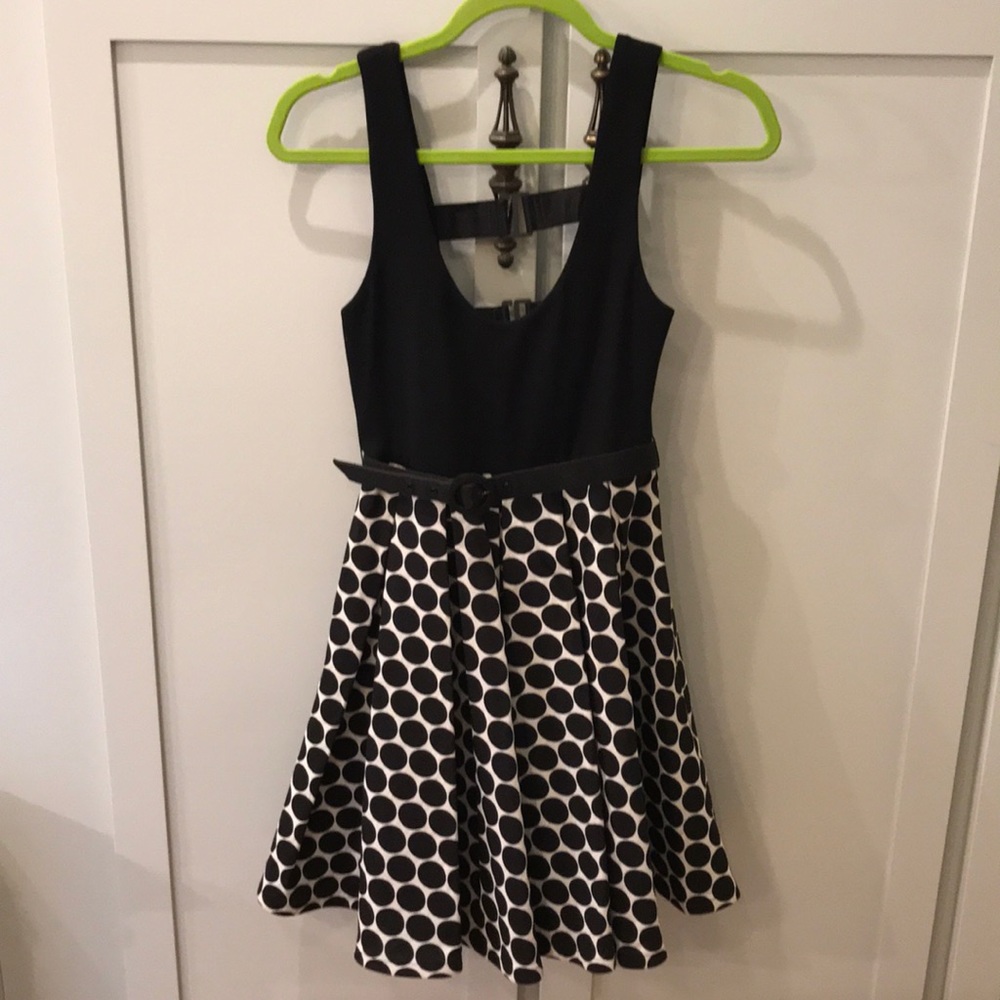 Alice + Olivia Black & White Dress